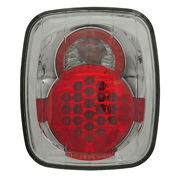 Ipcw IPCW LEDT-407CS Jeep Wrangler 1987 - 2006 Tail Lamps; LED Platinum Smoke LEDT-407CS